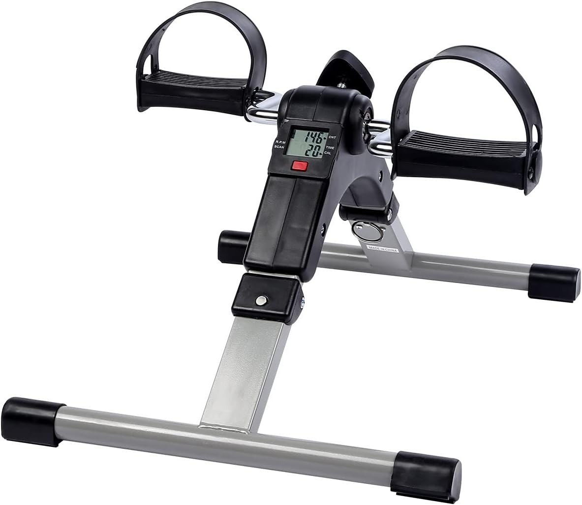 Stepper Exercise Machine Folding Pedal Bike For Home Mini With Adjustable Resistance Fitness Equipment