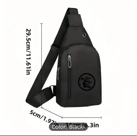 Men’s Crossbody Sling Bag – Compact, Stylish & Waterproof