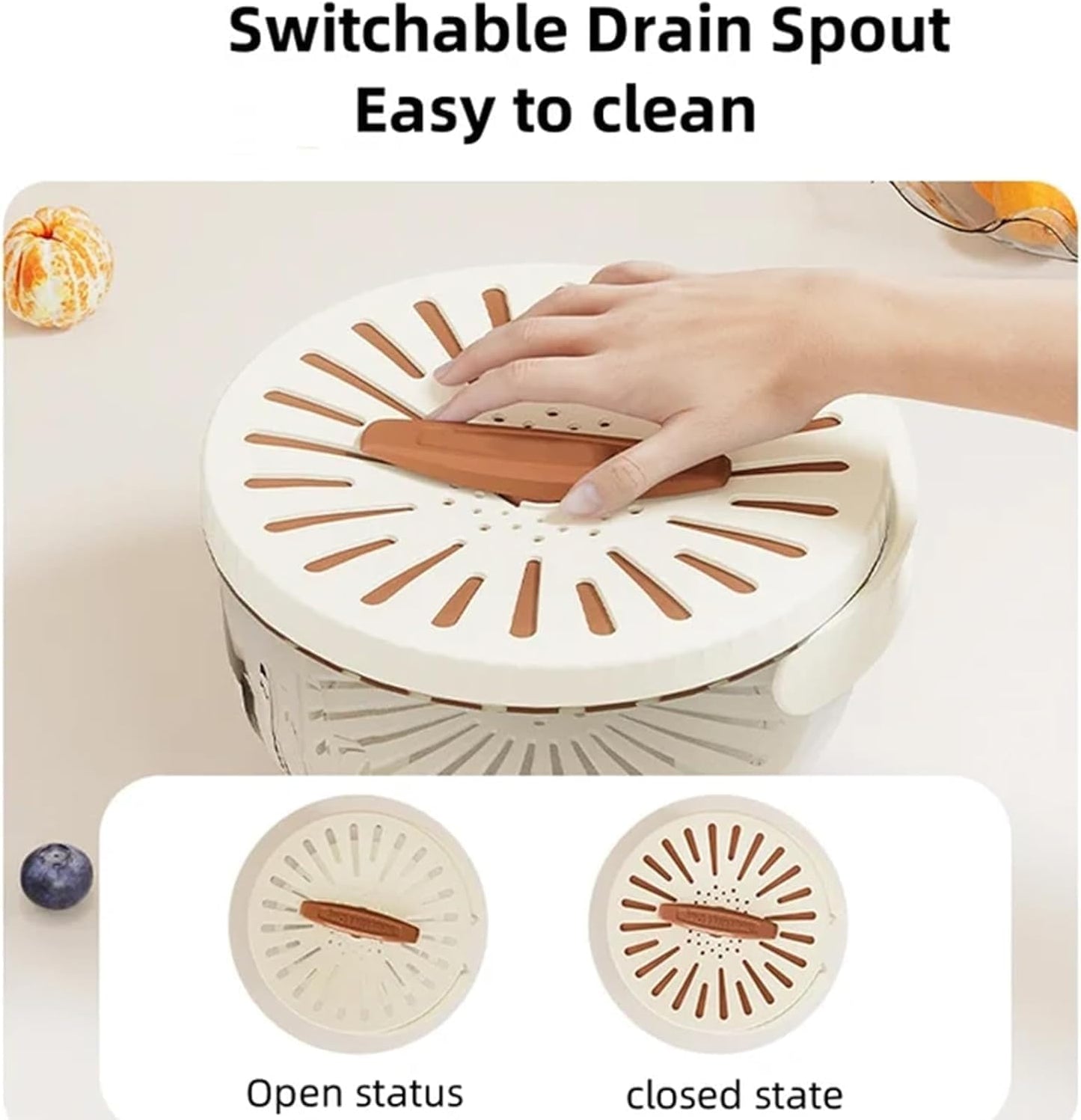 Multifunctional Fruit and Veggie Strainer