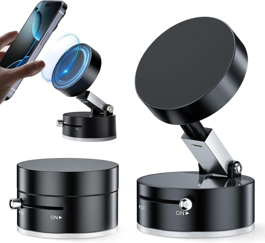 Vacuum Suction Magnetic Phone Stand
