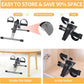 Foldable & Portable Mini Pedal Exercise Cycle with Digital Display and Adjustable Resistance