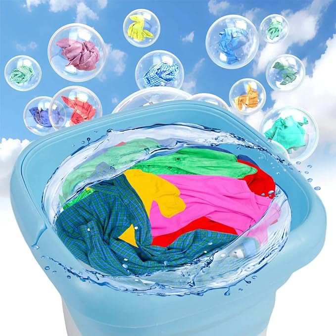 Portable Foldable Mini Washing Machine and Dryer: Your All-in-One Laundry Solution