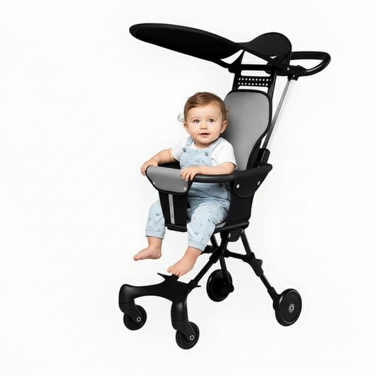 Foldable, Compact Light Weight Baby Stroller Mother's choice with Umbrella and Quality Cushion Seats