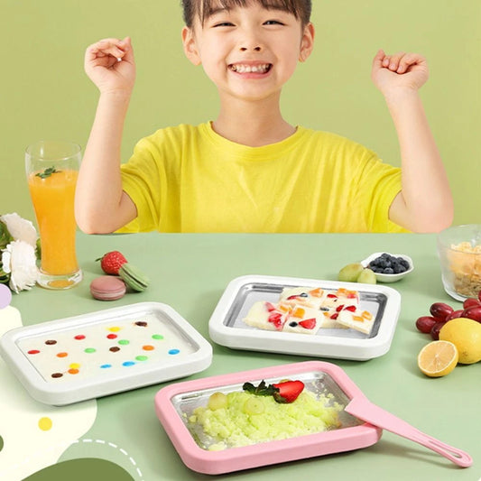 Ice Cream Roller Plate Machine Sweet Plate Cold Plate Making Rolled Maker Tool