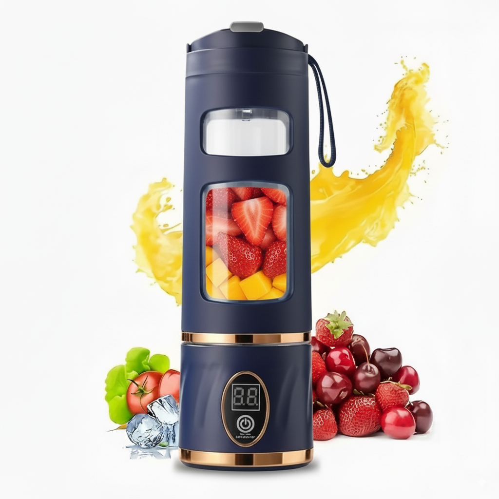 Portable USB Rechargeable Blender & Juicer – Smoothie Maker, Easy-Clean, Durable