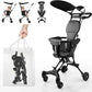 Premium Compact Baby Stroller – Foldable with Cushion & Sun Canopy