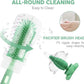 3-in-1 Silicone Baby Bottle Cleaning Brush Set – Pacifier, Straw,