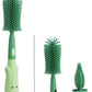 3-in-1 Silicone Baby Bottle Cleaning Brush Set – Pacifier, Straw,