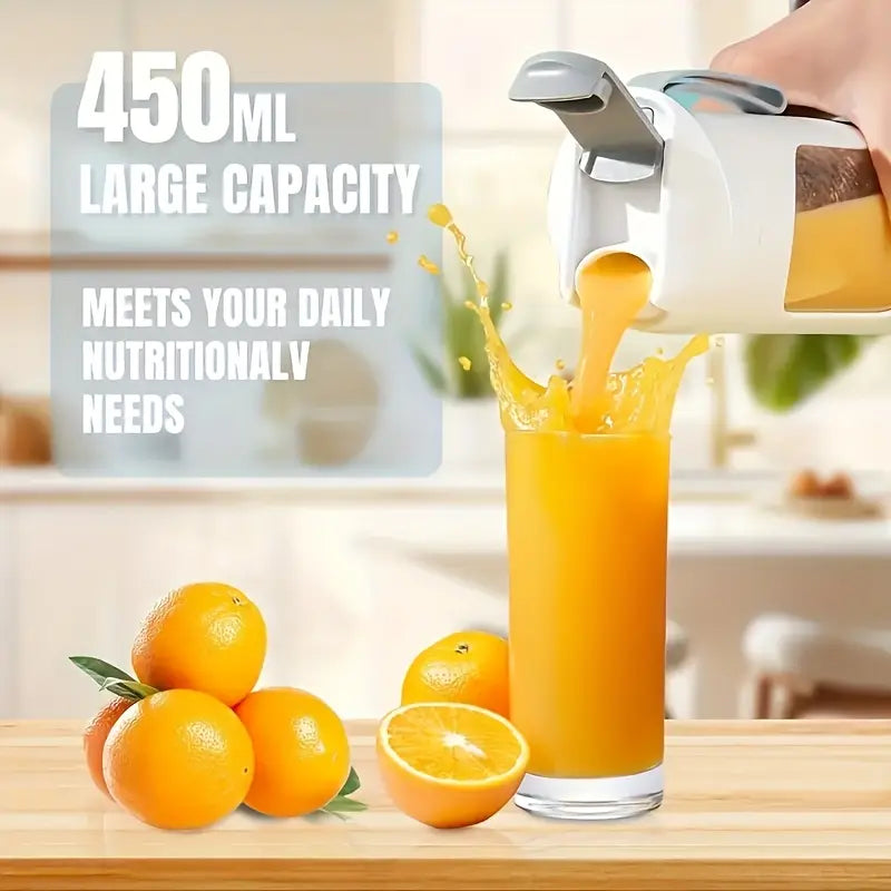 Portable USB Rechargeable Blender & Juicer – Smoothie Maker, Easy-Clean, Durable